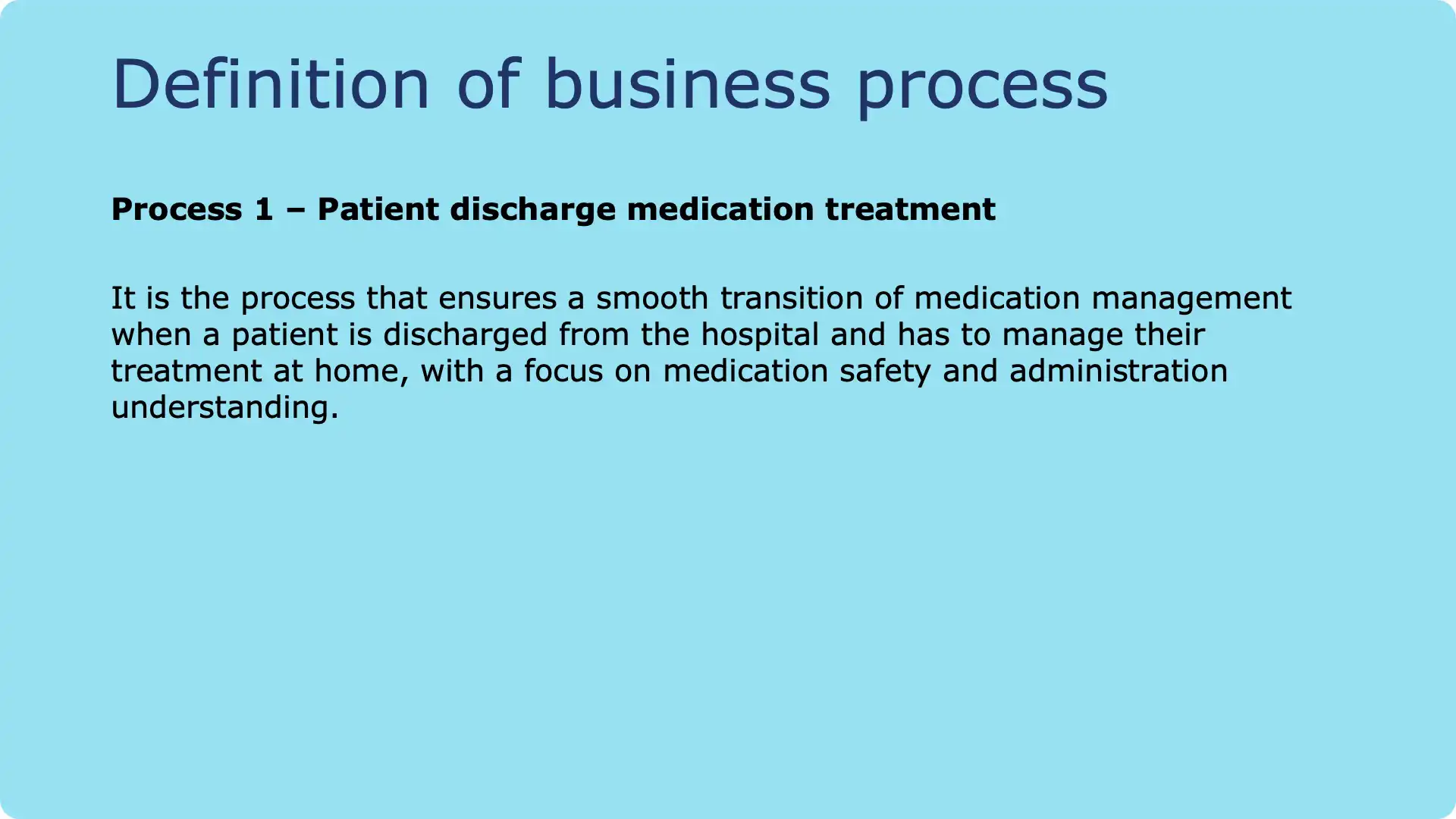 Introduction to GS1 standards in outpatient discharge and medication traceability
